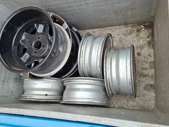 Aluminiumfelgen zur Verwertung